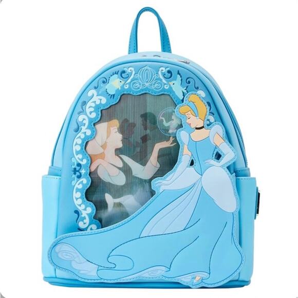 Loungefly Disney Cinderella Lenticular Princess Series Mini Backpack - Picture 1 of 8